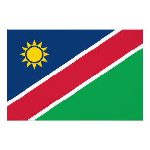 Impression Photo Drapeau de la Namibie