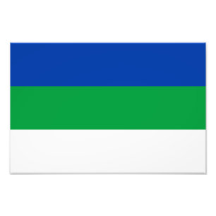 Impression Photo Drapeau de la République de Komi