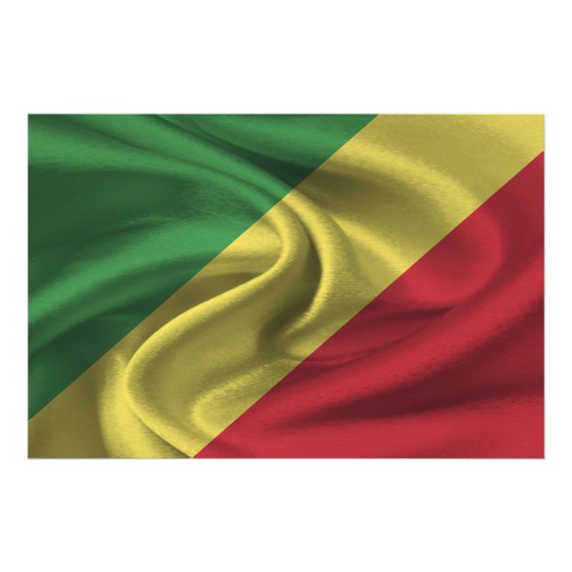Impression Photo Drapeau de la République du Congo (Devant)