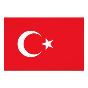 Impression Photo Drapeau de la Turquie