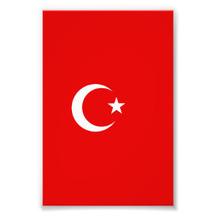 Impression Photo Drapeau de la Turquie