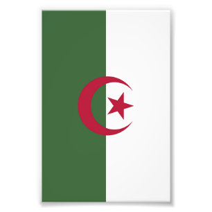Impression Photo Drapeau de l'Algérie