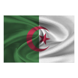 Impression Photo Drapeau de l'Algérie
