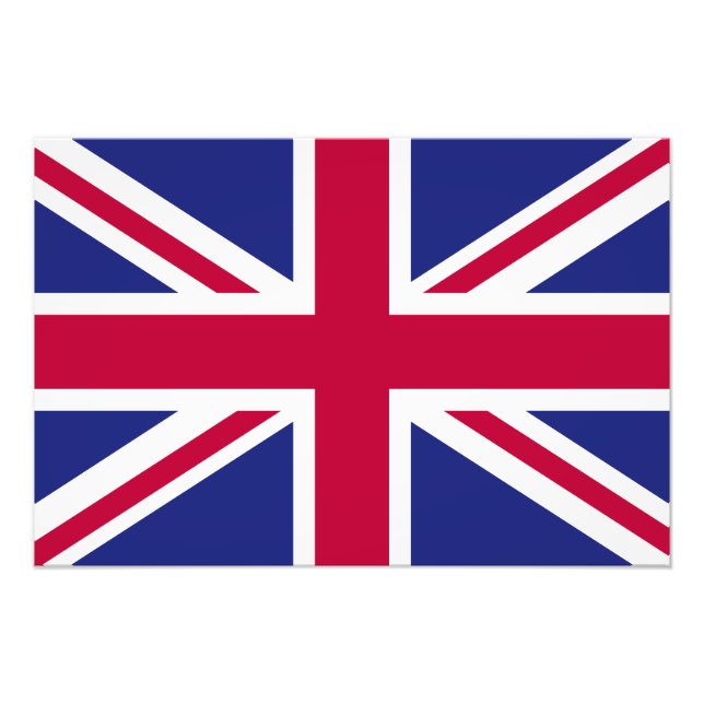 Impression Photo Drapeau de l'Angleterre (Devant)