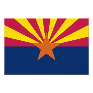 Impression Photo Drapeau de l'Arizona