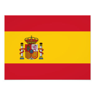 Impression Photo Drapeau de l'Espagne