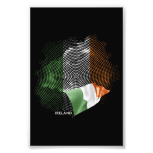 Impression Photo Drapeau de l'Irlande