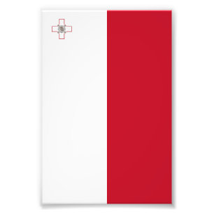 Impression Photo Drapeau de Malte