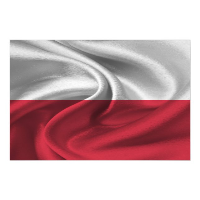 Impression Photo Drapeau de Pologne (Devant)