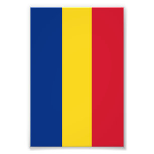 Impression Photo Drapeau de Roumanie
