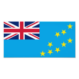 Impression Photo Drapeau de Tuvalu