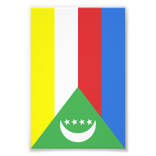 Impression Photo Drapeau des Comores