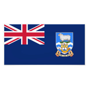Impression Photo Drapeau des îles Falkland