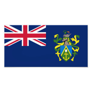 Impression Photo Drapeau des îles Pitcairn