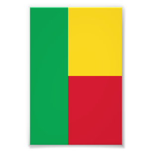 Impression Photo Drapeau du Bénin
