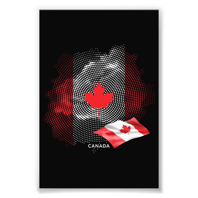 Impression Photo Drapeau du Canada (Devant)
