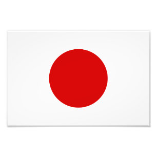 Impression Photo Drapeau du Japon