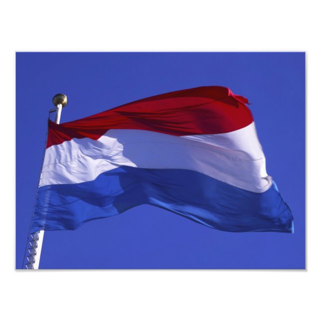 Impression Photo Drapeau du Luxembourg RF) (Devant)