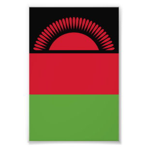 Impression Photo drapeau du Malawi