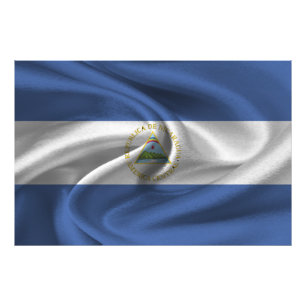 Impression Photo Drapeau du Nicaragua