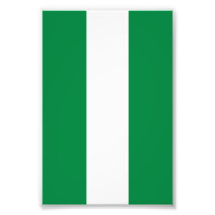 Impression Photo Drapeau du Nigeria