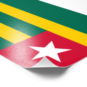 Impression Photo drapeau du Togo