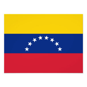 Impression Photo Drapeau du Venezuela