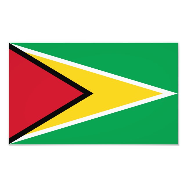 Impression Photo Drapeau Guyana (Devant)