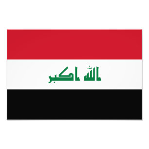 Impression Photo Drapeau Iraq