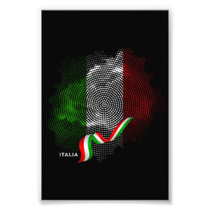 Impression Photo Drapeau italien
