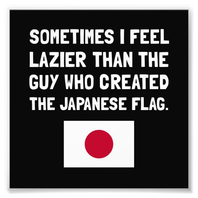Impression Photo Drapeau japonais (Devant)