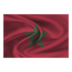 Impression Photo Drapeau Maroc
