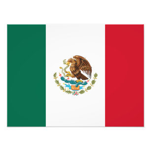 Impression Photo Drapeau Mexicain - Drapeau du Mexique
