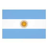 Drapeau patriotique argentin