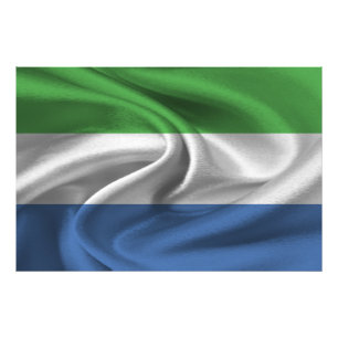 Impression Photo Drapeau Sierra Leone