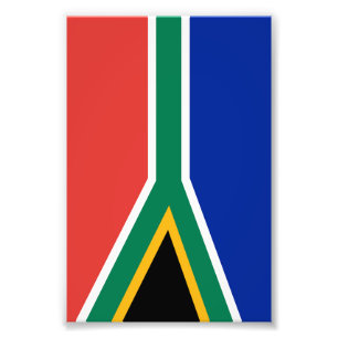 Impression Photo drapeau sud-africain