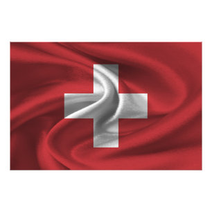 Impression Photo Drapeau Suisse