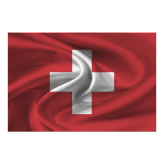 Impression Photo Drapeau Suisse