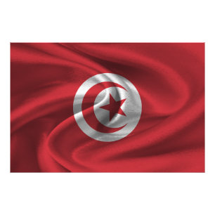 Impression Photo Drapeau tunisien