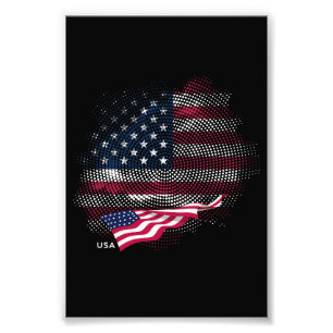 Impression Photo Drapeau USA