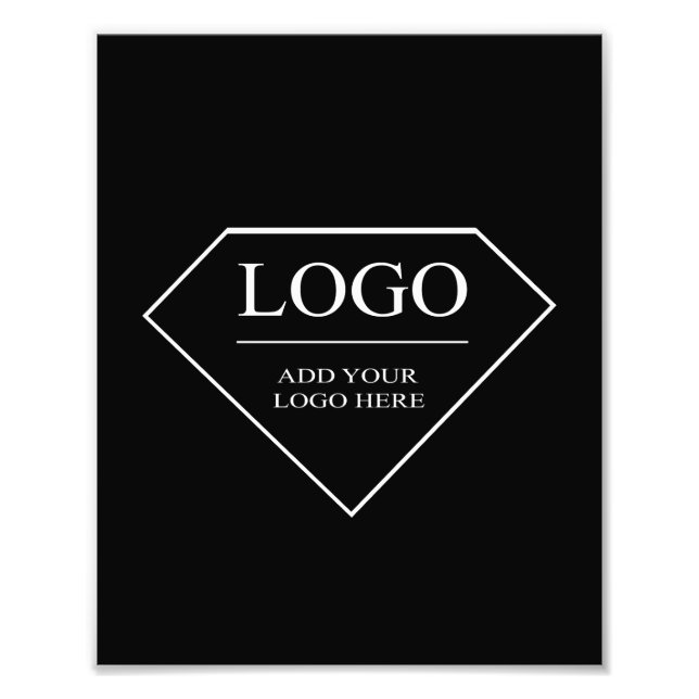 Impression Photo Drôle Black Blanc Anniversaire Cadeau personnalisé (Devant)