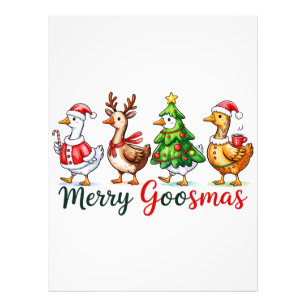 Impression Photo Drôle Noël Silly Goose