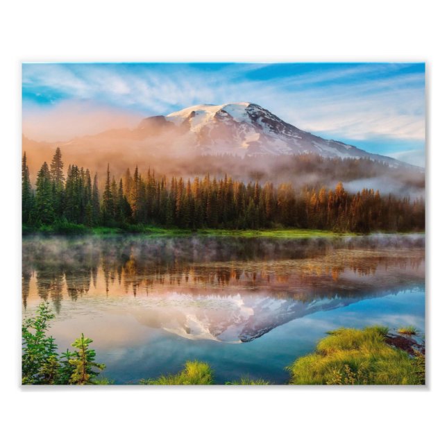Impression photo du mont Rainier (Devant)