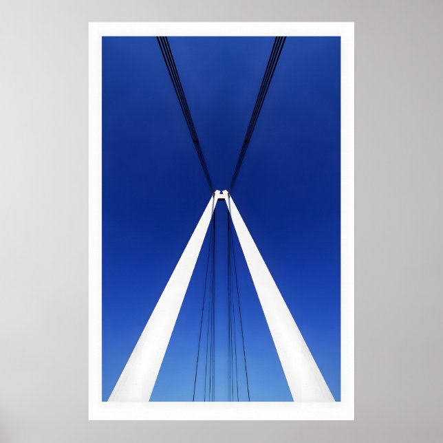 Impression photo du pont de Severn Abstrait Minima (Devant)