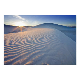 Impression Photo Dunes de sable au White Sands National Monument