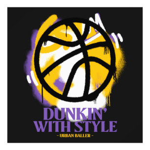 Impression Photo Dunkin’ Avec Style Urban Baller