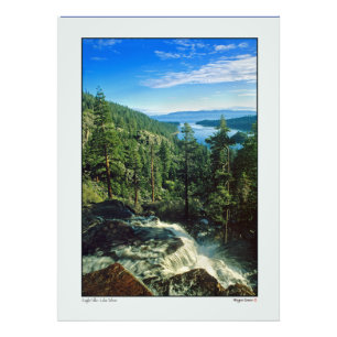 Impression Photo Eagle tombe en haut le lac Tahoe