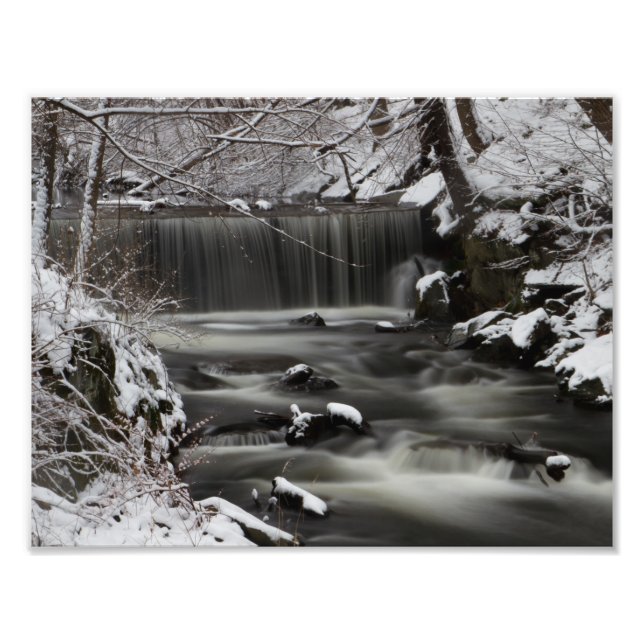 Impression Photo Eaux hivernales (Devant)