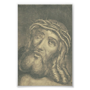 Impression Photo Ecce homo Sainte Face de Jésus