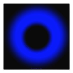 Impression Photo Éclipse oculaire bleu